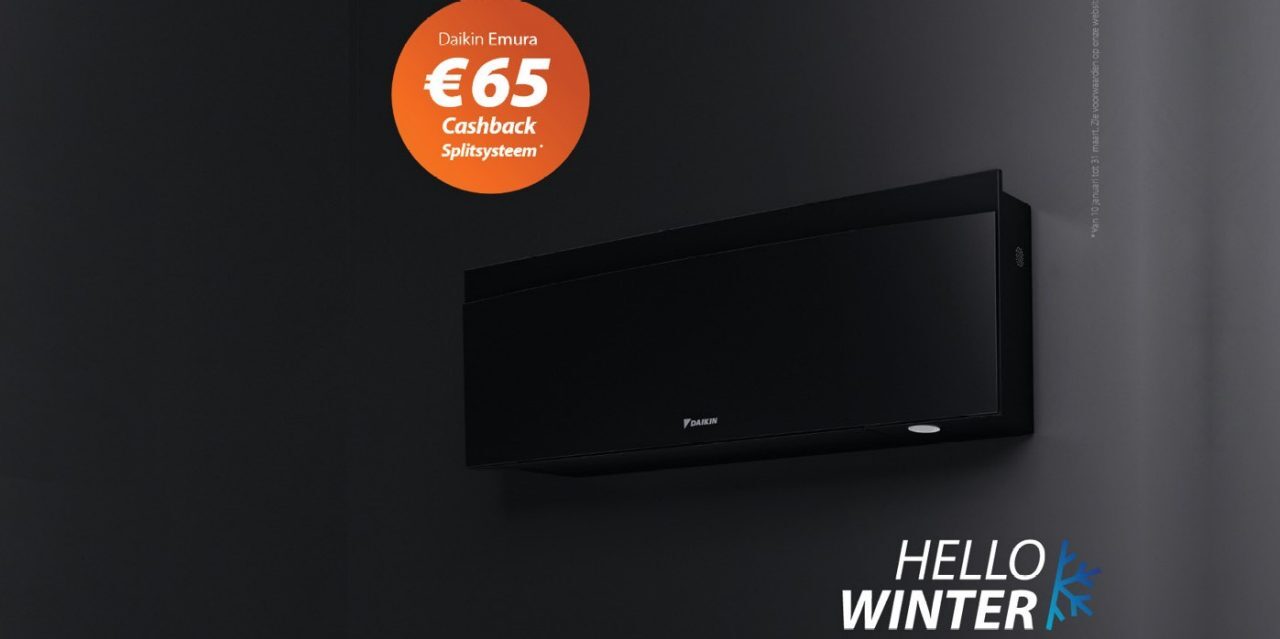 Hello Winter op een Splitsysteem: tot €65 cashback!
